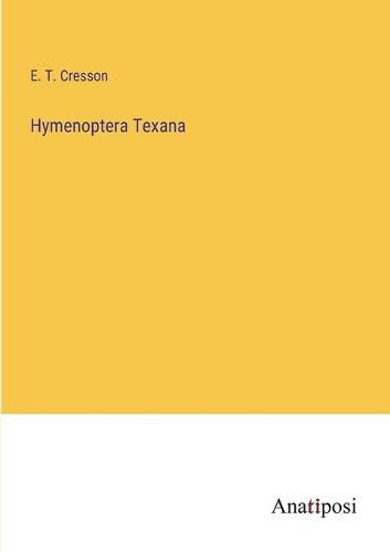 Cover image for Hymenoptera Texana