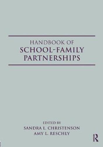 Cover image for Handbook of School-Family Partnerships