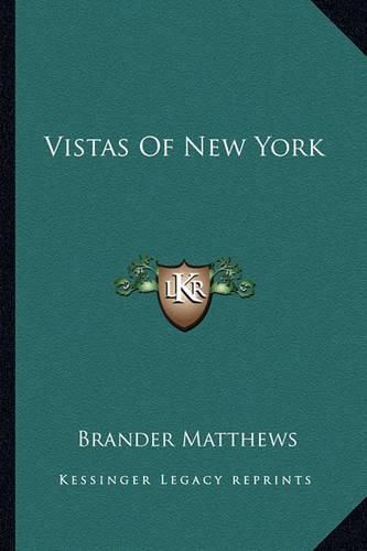 Cover image for Vistas of New York