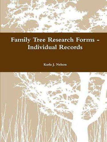 Family Tree Research Forms - Individual Records