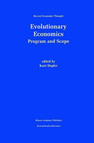 Cover image for Evolutionary Economics: Program and Scope