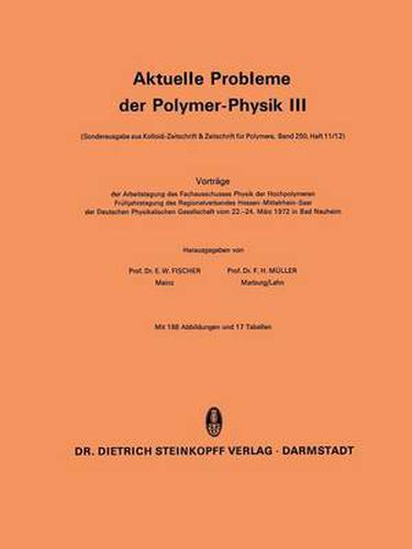 Aktuelle Probleme der Polymer-Physik