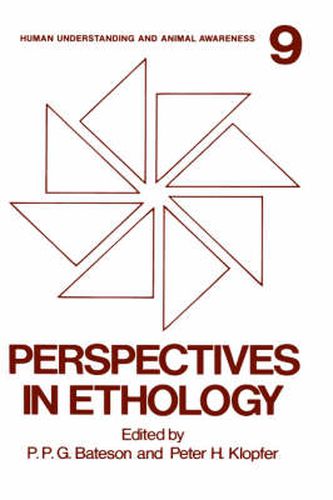 Cover image for Perspectives in Ethology: Volume 9: Human Understanding and Animal Awareness