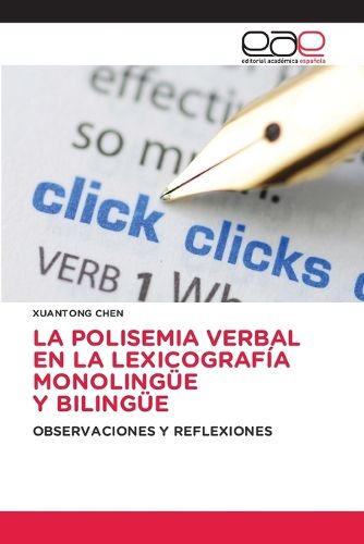 Cover image for La Polisemia Verbal En La Lexicografia Monolinguee Y Bilinguee