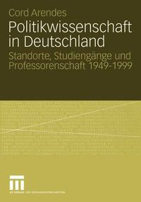 Cover image for Politikwissenschaft in Deutschland