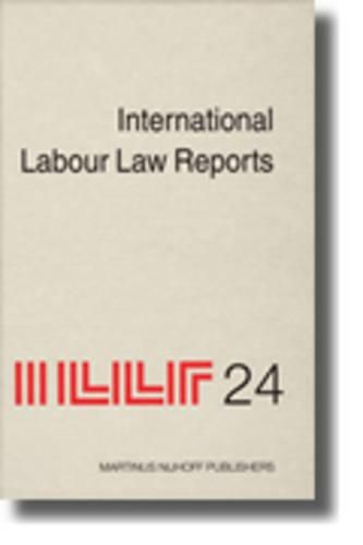 International Labour Law Reports, Volume 24