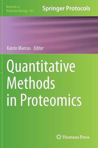 Cover image for Quantitative Methods in Proteomics