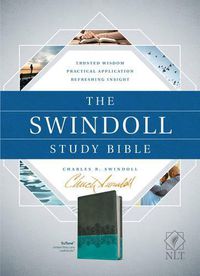 Cover image for NLT Swindoll Study Bible Brown/Teal/Blue, The