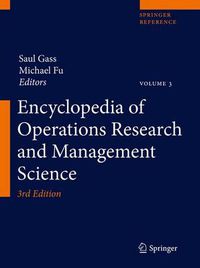 Cover image for Encyclopedia of Operations Research and Management Science
