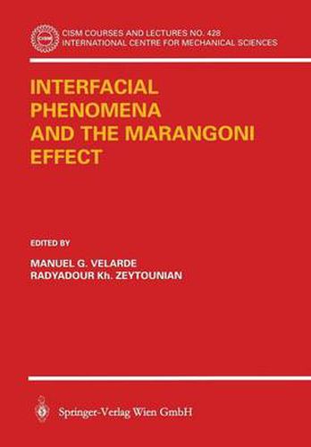 Cover image for Interfacial Phenomena and the Marangoni Effect