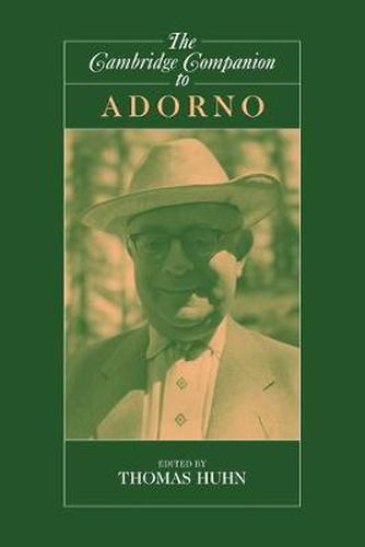 Cover image for The Cambridge Companion to Adorno