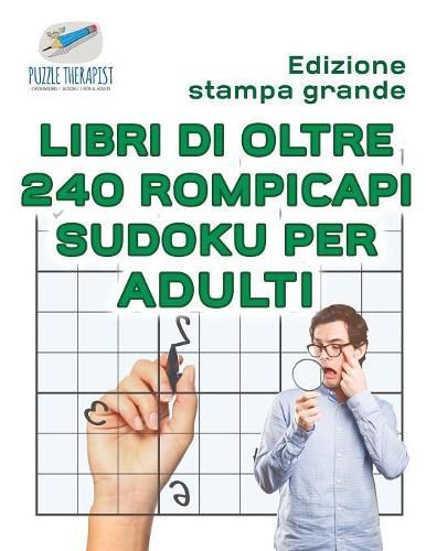 Libri di oltre 240 rompicapi Sudoku per adulti Edizione stampa grande