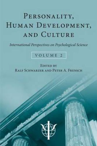 Cover image for Personality, Human Development, and Culture: International Perspectives On Psychological Science (Volume 2)