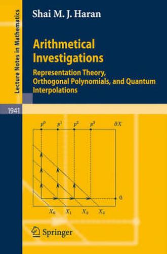 Cover image for Arithmetical Investigations: Representation Theory, Orthogonal Polynomials, and Quantum Interpolations