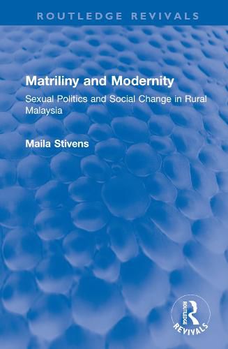 Cover image for Matriliny and Modernity