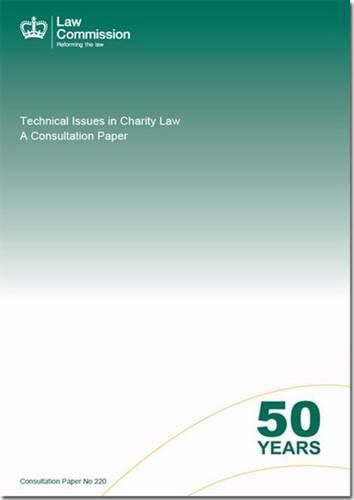 Technical issues in charity law: a consultation paper