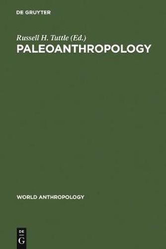 Cover image for Paleoanthropology: Morphology and Paleoecology