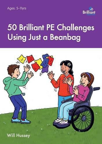 Cover image for 50 Brilliant PE Challenges with just a Beanbag