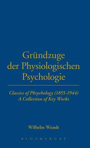 Cover image for Grundzuge Der Phsysiologischen