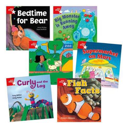 Cover image for Learn at Home:Star Reading Red Level Pack (5 fiction and 1 non-fiction book)