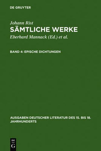 Cover image for Epische Dichtungen: (Das Alleredelste Nass. Das Alleredelste Leben)