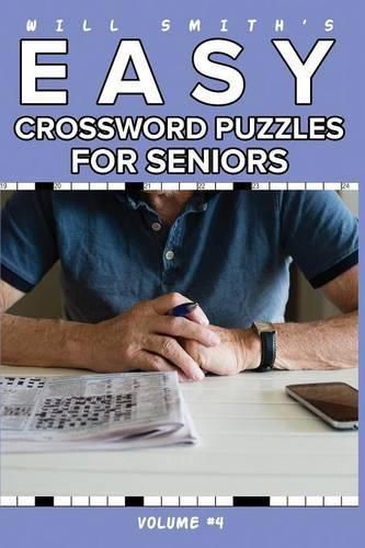 Cover image for Will Smith Easy Crossword Puzzle For Seniors - Volume 4