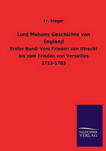 Cover image for Lord Mahons Geschichte von England