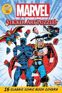 Cover image for Marvel Sticker Art Puzzles