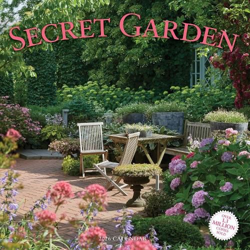 Cover image for Secret Garden Wall Calendar 2026