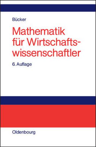 Cover image for Mathematik Fur Wirtschaftswissenschaftler