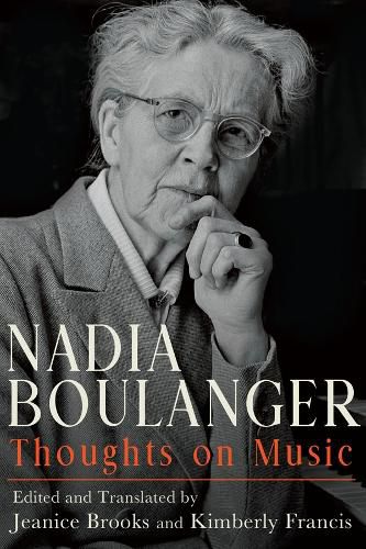 Cover image for Nadia Boulanger: Thoughts on Music