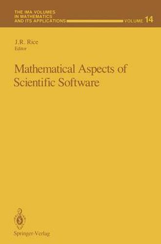 Cover image for Mathematical Aspects of Scientific Software