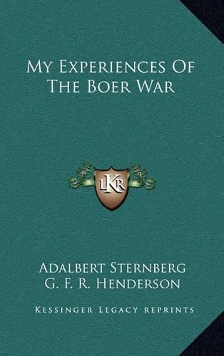 My Experiences of the Boer War