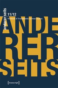 Cover image for andererseits - Yearbook of Transatlantic German Studies