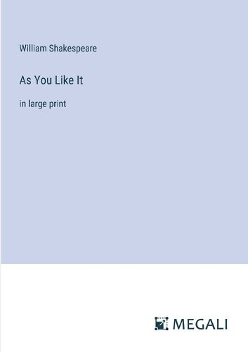 Cover image for As You Like It