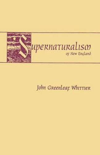 Cover image for Super Naturalism of New England