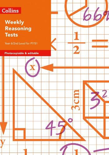 Cover image for Weekly Reasoning Tests for Year 6 / 2nd Level for P7/S1