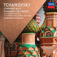 Cover image for Tchaikovsky Symphony No 5 Serenade For Strings