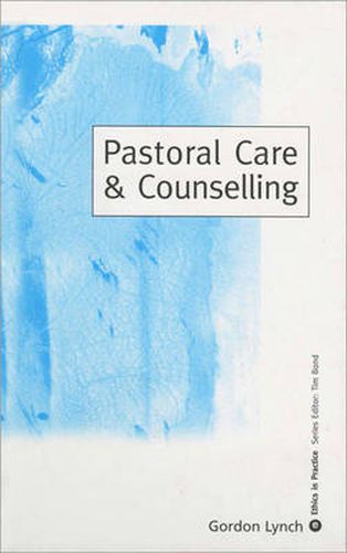 Cover image for Pastoral Care and Counselling