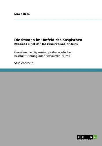 Cover image for Die Staaten Im Umfeld Des Kaspischen Meeres Und Ihr Ressourcenreichtum