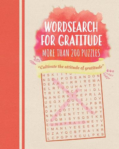 Cover image for Wordsearch for Gratitude: Puzzles to make you thankful