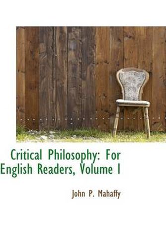 Cover image for Critical Philosophy