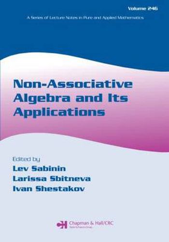 Cover image for Non-Associative Algebra and Its Applications