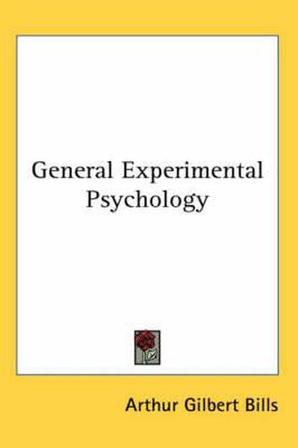 Cover image for General Experimental Psychology