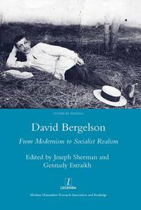 Cover image for David Bergelson: From Modernism to Socialist Realism