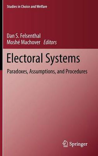 Cover image for Electoral Systems: Paradoxes, Assumptions, and Procedures