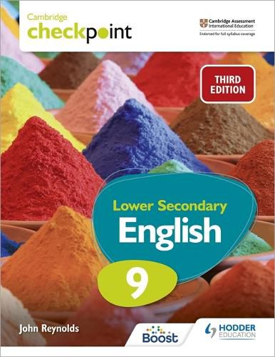 Cover image for Cambridge Checkpoint Lower Secondary English Student's Book 9 Third Edition