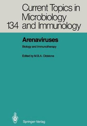 Cover image for Arenaviruses: Biology and Immunotherapy