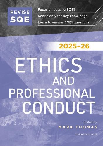 Cover image for Revise SQE Ethics and Professional Conduct 2025/26