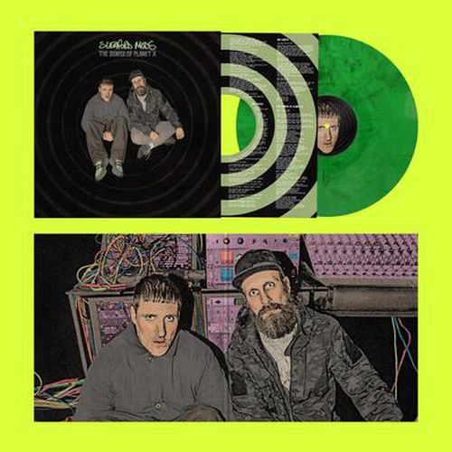 Cover image for The Demise of Planet X - Sleaford Mods (Neon Green Vinyl w/ Glow in the dark sleeve)